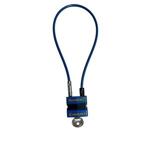 Mossberg Blue Firearm Cable Lock with Key Safety Security Device Outdoor Hunting